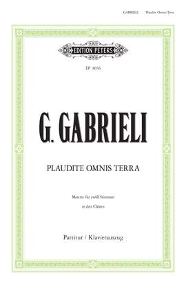 Giovanni Gabrieli: Plaudite omnis terra