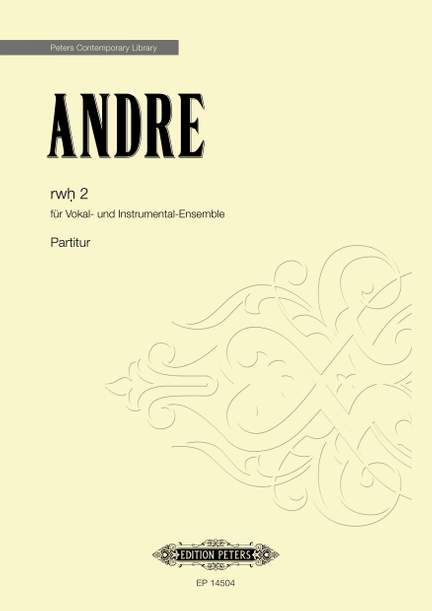 Mark Andre: rwh 2 (Full Score)