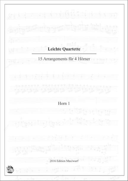 15 leichte Hornquartette