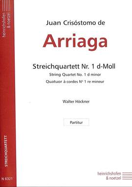 Arriaga, J C d: Quartett 1 d-moll