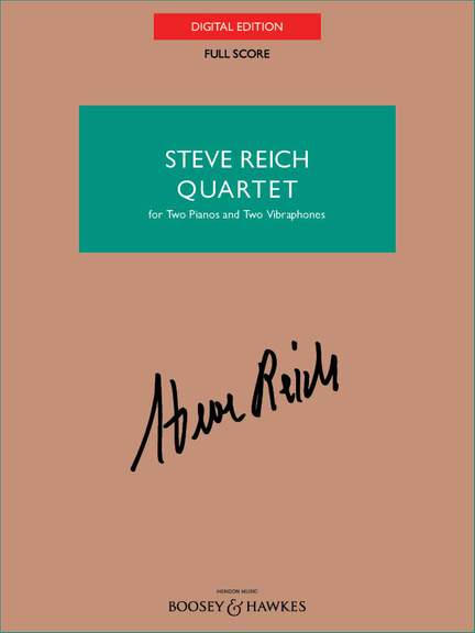 Reich, Steve: Quartet - Full Score