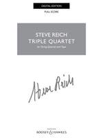 Reich, Steve: Triple Quartet (string quartet and tape version) - Full Score Product Image