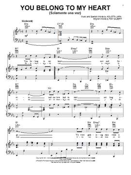 Agustin Lara: You Belong To My Heart (Solamente Una Vez)