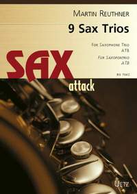 Reuthner, M: 9 Sax trios