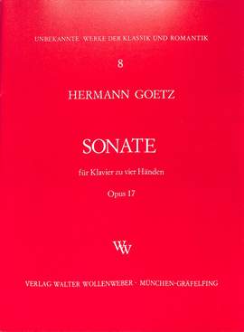 Goetz, H: Sonate op 17