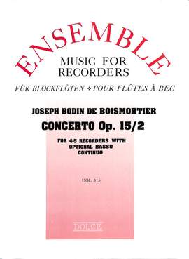Boismortier, J B d: Concerto a-moll op 15/2