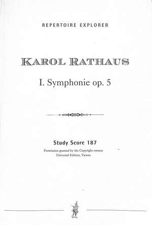 Rathaus, K: Sinfonie 1 op 5