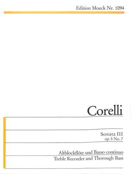 Corelli, A: Sonate 3 op 5/7