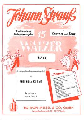 Strauß (Son), J: 15 Walzer