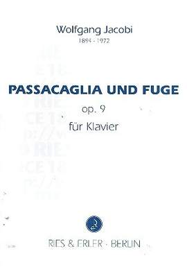 Jacobi, W: Passacaglia + Fuge op 9