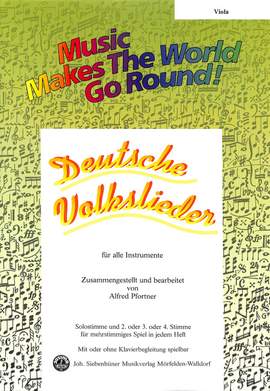 Pfortner, A: Deutsche Volkslieder - Viola