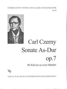 Czerny, C: Sonate As-Dur op 7