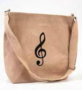 Jute Tasche Violinschlüssel