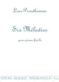 Preudhomme, L: 6 melodies pour piano facile