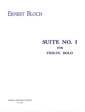 Bloch, E: Suite 1
