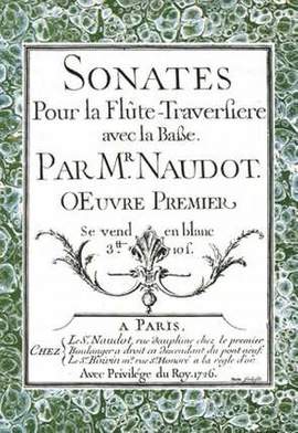 Naudot, J: 6 Sonates