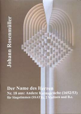 Rosenmueller, J: Der Name des Herrn - geistliches Konzert