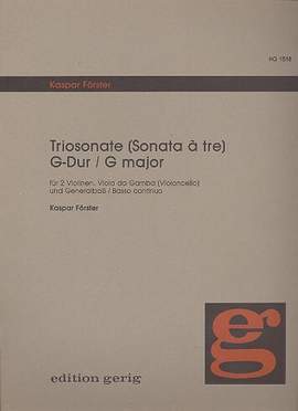Foerster, K j: Triosonate G-Dur 4