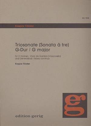 Foerster, K j: Triosonate G-Dur 4