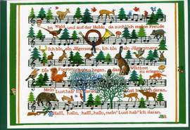 Doppelkarte Im Wald und auf der Heide