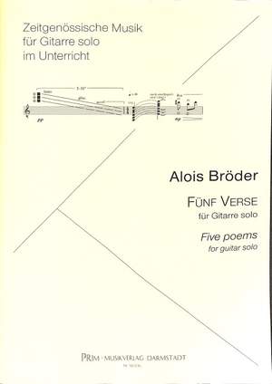 Broeder, A: 5 Verse