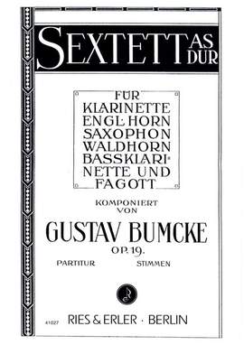 Bumcke, G: Sextett As-Dur op 19