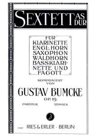 Bumcke, G: Sextett As-Dur op 19