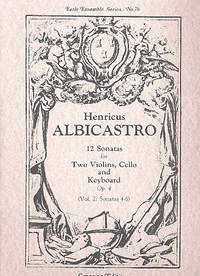 Albicastro, H: 12 Sonaten op 4/2 (4-6)