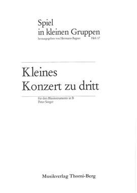 Seeger, P: Kleines Konzert zu dritt 17