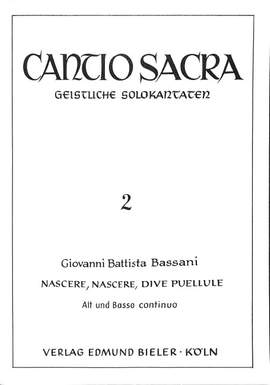 Bassani, G B: Nascere nascere dive puellule 2