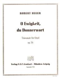 Heger, R: O ewigkeit du Donnerwort Triosonate op 36