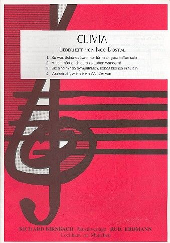 Dostal, N: Clivia Liederheft