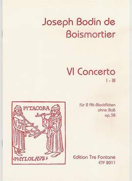 Boismortier, J B d: 6 Concerto op 38 (Nr 1-3)