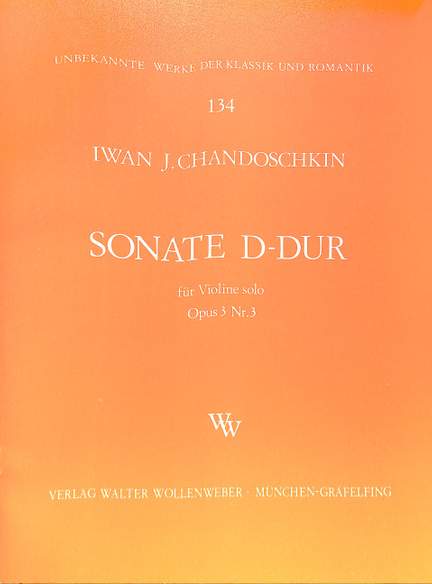 Sonate D-Dur op 3/3