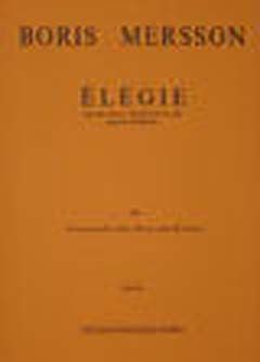 Mersson, B: Elegie