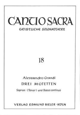 Grandi, A: Drei Motetten