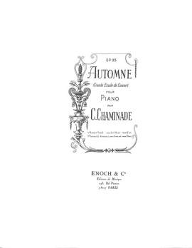 Chaminade, C: Automne op 35