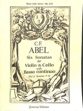 Abel, C F: 6 Sonaten 2