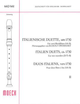 Ewerhart, R: Italienische Duette um 1730