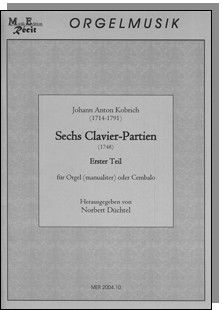 Kobrich, J A: 6 Clavier Partien 1 Vol. 1