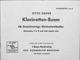 Ebner, O: Klarinetten-Buam