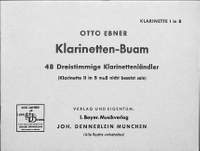 Ebner, O: Klarinetten-Buam