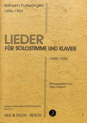 Furtwaengler, W: Ausgewählte Lieder