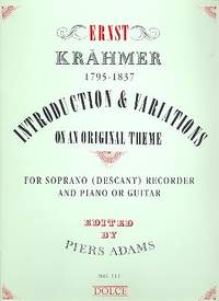 Kraehmer, E: Introduction + Variations op 32