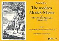 Prelleur, P: The modern musick master 1