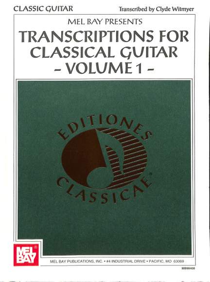 Transcriptions for classical guitar 1