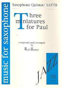Römer, R: 3 Miniatures for Paul