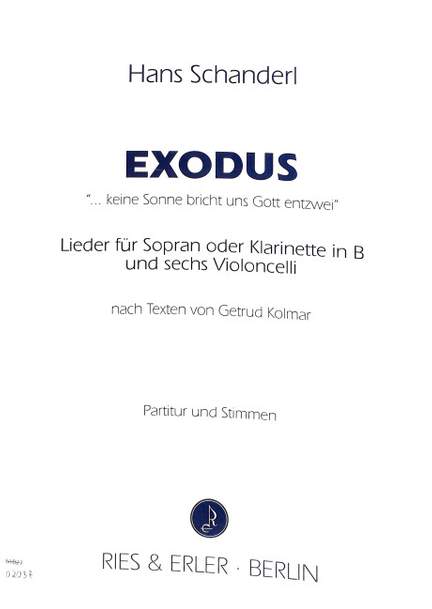 Schanderl, H: Exodus