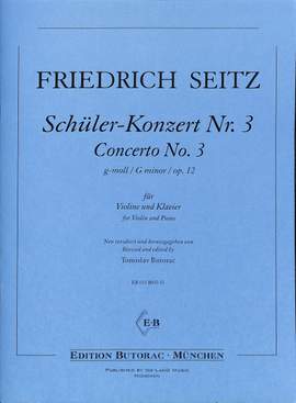 Seitz, F: Konzert g-moll op 12/3
