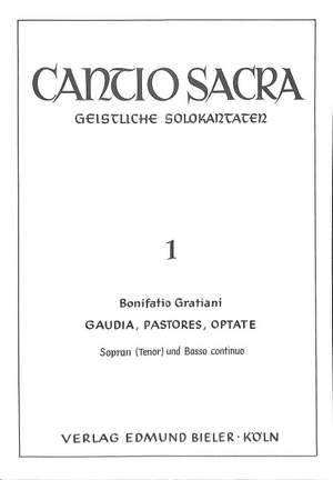 Gratiani, B: Gaudia pastores optate